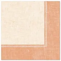 Papstar 250 Servietten ROYAL Collection 1/4-Falz 40 cm x 40 cm terracotta Linum