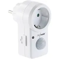 Revolt Steckdose mit PIR-Bewegungsmelder, 1.200 Watt Schalt-Leistung