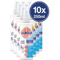 SAGROTAN Hygiene-Pumpspray Desinfektion Bakterien 10er Pack (10 x 250ml)