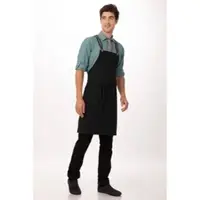 Chef Works BERKELEY Latzschürze inkl. Träger, Samtschwarz