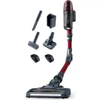 Rowenta RH6471, 2-in-1-Stabstaubsauger, Beutellos, Grau, Rot, 0,55 l, Rechteckig, Trocken