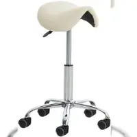 CLP Arbeitshocker Reno Kunstleder creme
