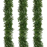 Creativ Green künstliche Pflanze Buchsbaumgirlande, 180cm, 3er Set