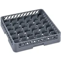 WAS Germany - Gläserkorb Dish Rack 98, mit 36 Einteilungen, 50 x 50 x 10 cm, Polypropylen