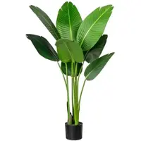 Creativ Green Künstliche Pflanze Strelitzia nicolai 120cm im Topf