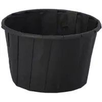 Papstar 2000 Dressingbecher, Papier 90 ml Ø 6,6 cm · 4,2 cm schwarz