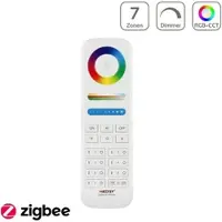 Longlife LED MiBoxer Zigbee 3.0 RGB+CCT Fernbedienung 7 Zonen Dimmen Schalten Farbsteuerung F...