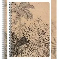 Clairefontaine 4x Le Cerisier Blanc, Notizheft mit Doppelspirale A4 21x29,7 cm, 74 Blatt liniert mit Rand, sortiert - 116040C