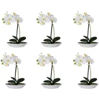 Creativ Green künstliche Pflanze Phalaenopsis, 30 cm, 3er Set