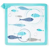 Excelsa Topflappen North Sea Baumwolle 20x20 cm Mehrfarbig