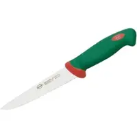 Sanelli Spickmesser, Klingenlänge 16 cm, Küchenmesser mit Edelstahlklinge, Farbe: grün