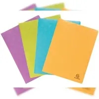 Exacompta 88930E 12x Sichtmappe A4, mittelfestes Recycling-PP, 30 Hüllen, Kollektion Pop'N Co - Farben sortiert
