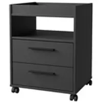Möbel Kraft Rollcontainer Zocker 2 , schwarz , Maße (cm): B: 48,4 H: 63 T: 42.0