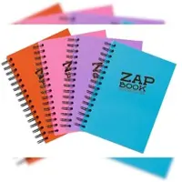 Clairefontaine 5x Zap Book, spiralgebundenes Skizzenbuch A6, 160 Blatt 80g - Gemischte Sortierung 8359C
