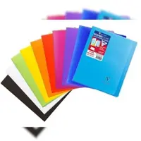 Clairefontaine 40x Koverbook, Heft 17x22 cm, 48 Blatt 90g, französische Lineatur Seyès, Einband aus transparentem Polypropylen - Sortiert 954401C