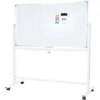 Mendler Whiteboard HWC-C85, Magnettafel Memoboard Pinnwand, mobil rollbar inkl. Zubehör ~ 180x100cm