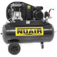Nuair B2800 /100 CM2 - Elektrischer Kompressor mit Riemenantrieb - Motor 2PS - 100Lt