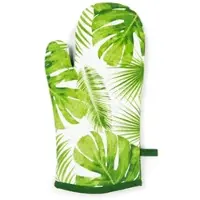 Excelsa Ofenhandschuh Foliage Baumwolle 32X18 Cm Bunt
