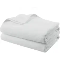 Metro Professional Badetuch, Baumwolle, 90 x 150 cm, Trocknerbeständig, weiß, 2 Stück