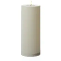 MARELIDA XXL LED Kerze für Außen Outdoorkerze H: 27,5cm D: 10cm Timer Sensor