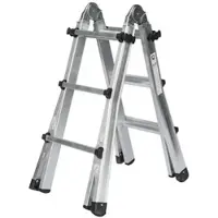 Proregal Teleskopleiter 4-Teilig Ohne Traverse 4 x 3 Sprossen
