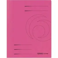 Herlitz Schnellhefter A4 Karton 355g/qm fuchsia Packung mit 25 Stück