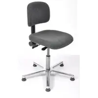 Proregal Arbeitsstuhl Arlington, kleiner Rückenlehne, Sitzneigeverstellung, Sitzhöhe 50-69cm, Polstersitze, Aluminium-Fußkreuz, Rollen