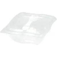 VEPATIM 100x Gourmet Box to go mit Gabel/Göffel 500ml PET klar