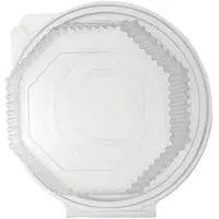 Daybays 8000 Stk. Haushaltsbox PP 375 ml 144x140x51 mm 8 Eckig Salat-Box R8 mit anhängendem Deckel