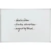 Büroring Whiteboard 45 x 60 cm, beschriftbar, magnethaftend mit Ablageleiste u. Montagesatz