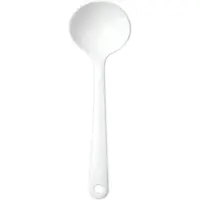 Waca 9x Schöpfkelle klein, 70 ml aus PBT, 250 mm lang, Farbe: weiss