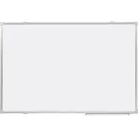 Büroring Whiteboard, 60 x 90 cm, beschriftbar, magnethaftend, mit Ablageleiste u. Montagesatz, wie Franken CC2BR
