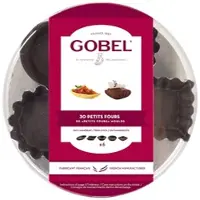 Gobel - Petits-Fours-Förmchen, 30 Stück - Weißblech - antihaftbeschichtet - 285400