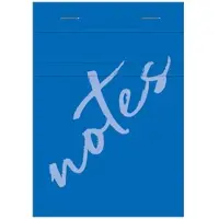 Calligraphe 40x Notizblock A7 Kar 100Bl 60g blau- Hellblau 15357C