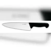 Giesser 2x Kochmesser aus Edelstahl, breite Form, Gesamtlänge: 34 cm ,schwarzer Griff