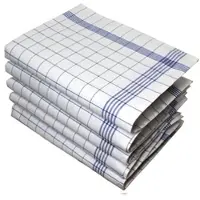 Tulpe Heimtextilien Blau XXL Geschirrtücher, 60x80 cm, 10er Pack, 100% ringgesponnene Baumwolle