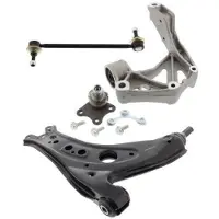 MAPCO 107775/1 Achsschenkel Radaufhängung Lenkung für VW POLO (9N) Vorne Links Unten