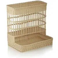 Playflip 2x Brötchenschütte Weaver Pro Systemkörbe, 60 x 49 x 60,5 cm, hellbeige, Polypropylen, BPA frei