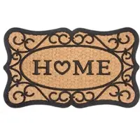 NYVI Fußmatte Kokos - 45x75 cm Rechteckig - Home Ornamente