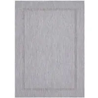 Carpetsale24 In- & Outdoor Teppich - Wetterfestes Flachgewebe in Sisal-Optik mit Bordüre, Küchenteppich, Terrasse, Wohnzimmer Grösse: 160x230 cm