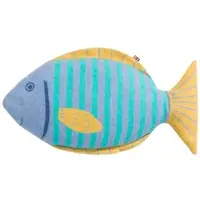 David Fussenegger Kissen gefüllt Juwel 'Fisch' 30 x 54 cm Blau