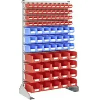 Bito Ständerregale SR1N L 1130 mm x H 1885 mm x T 500 mm einseitige Nutzung, verzinkt
