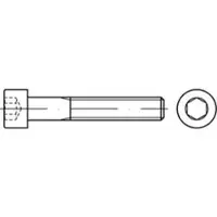 Industrial Quality Supplies Zylinderschraube ISO 4762 m.Innensechskant M 5 x 6 10.9 galvanisch verzinkt