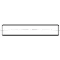 Industrial Quality Supplies Gewindebolzen DIN 976 Kegelkuppen BM 8x 60 A 2 100 Stück
