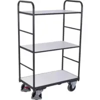 Variofit ESD Etagenwagen hoch 3 Ladeflächen 1.200 x 800 mm