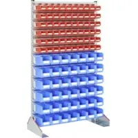 Bito Ständerregale SR15 L 1130 mm x H 1885 mm x T 500 mm einseitige Nutzung, verzinkt