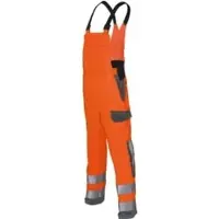 Kübler Latzhose PROTECTIQ HIGH VIS ARC1 PSA 3 warnorange/anthrazit Form 3393 Größe 46