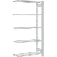 Regalwerk BERT Ordnerregal Anbaufeld HxBxT 2000x875x600mm 5 Fachböden & 5 Ebenen