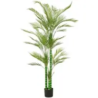 Creativ Green Kunstpalme "Arecapalme", grün, H:180cm, Kunststoff, Kunstpflanzen, Kunstpalme, in toller Größe