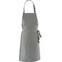 Nino Cucino Latzschürze, Mischgewebe, grau, L. 92 cm
